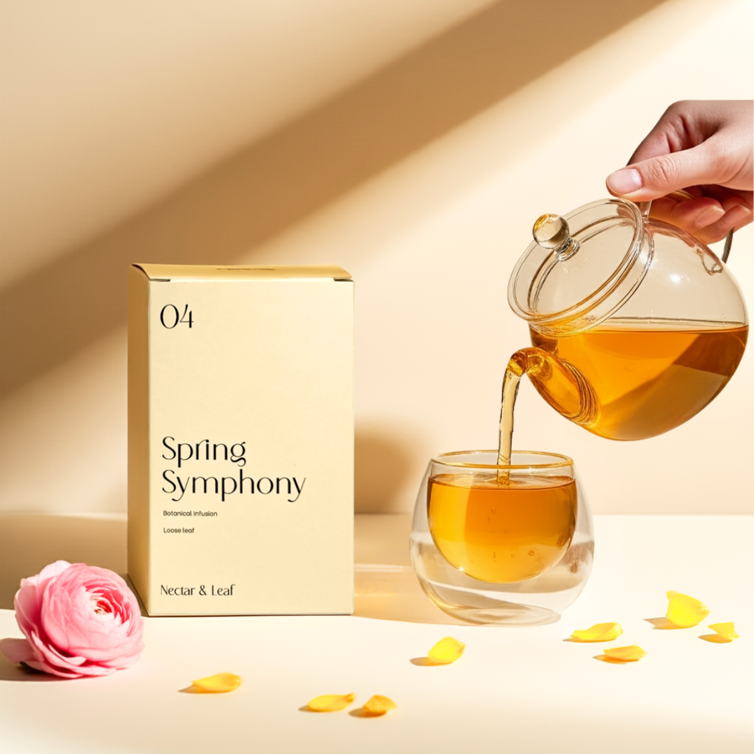 04 Spring Symphony - Herbal Tea with Apple, Rose & Zest | Nectar & Leaf