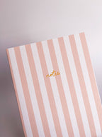 Striped Notebook with Contrast Color: Lilac / A5