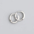 Simple Hoop - Sterling Silver | White Leaf