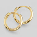 Simple Hoop - Gold | White Leaf