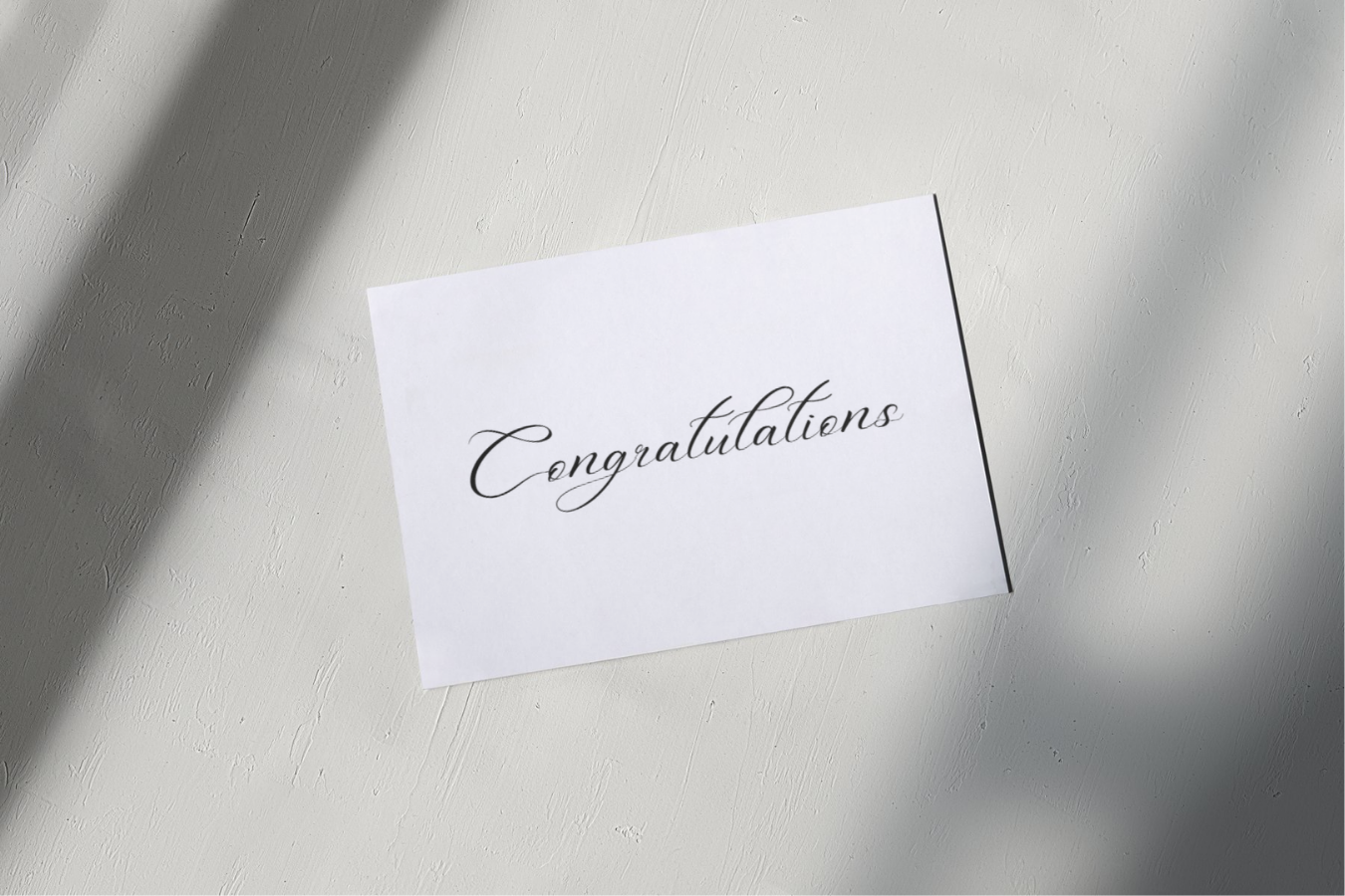 Congratulations | Gifted Card