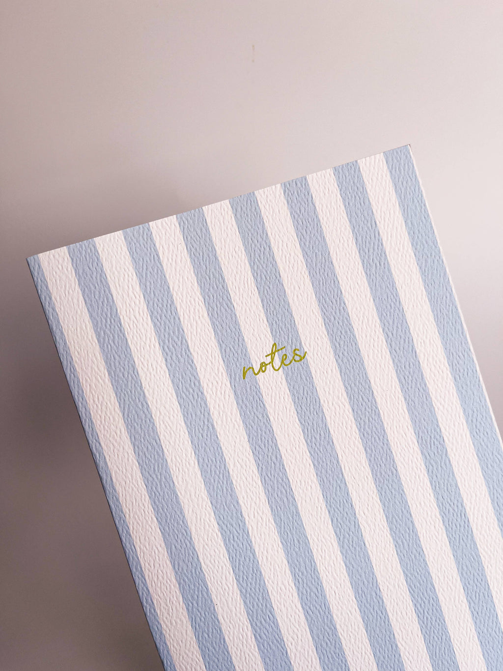 Striped Notebook with Contrast Color: Yellow / A5