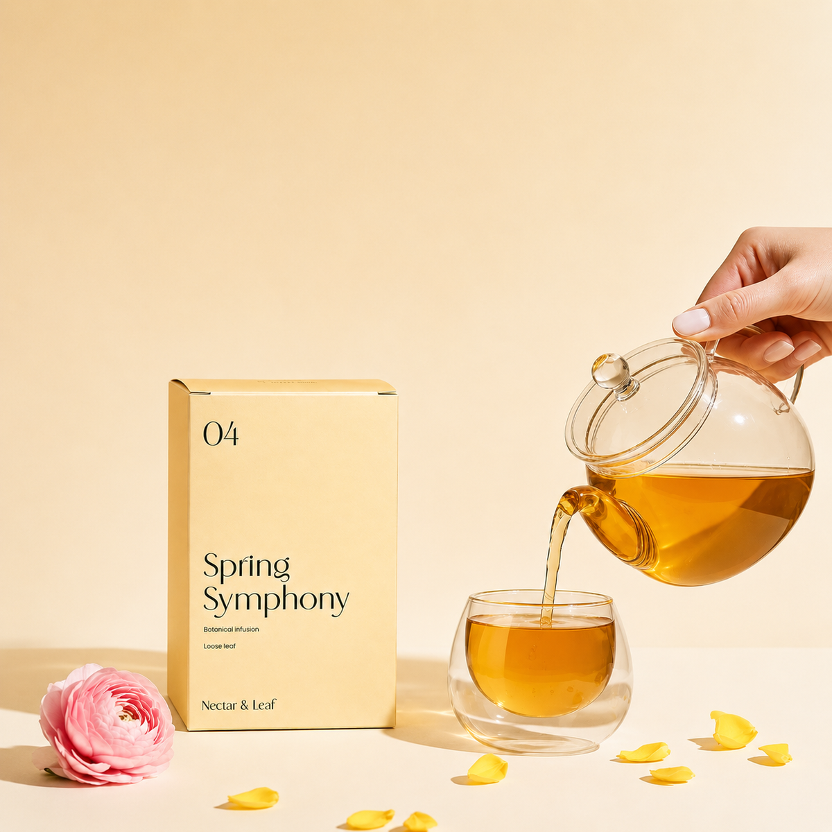 04 Spring Symphony - Herbal Tea with Apple, Rose & Zest | Nectar & Leaf