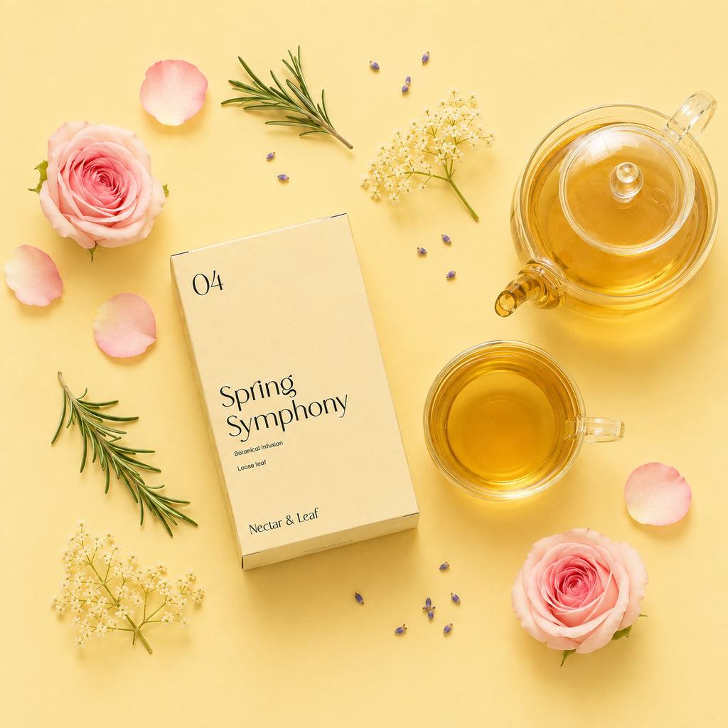 04 Spring Symphony - Herbal Tea with Apple, Rose & Zest | Nectar & Leaf