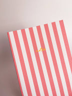 Striped Notebook with Contrast Color: Lilac / A5