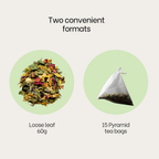04 Spring Symphony - Herbal Tea with Apple, Rose & Zest | Nectar & Leaf