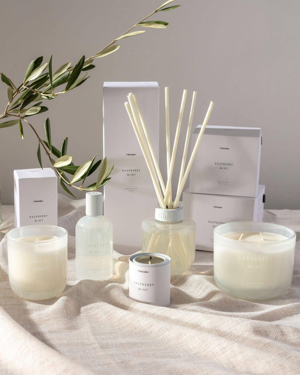 Raspberry Mint Neutral Core Conscious Candle | Chickidee