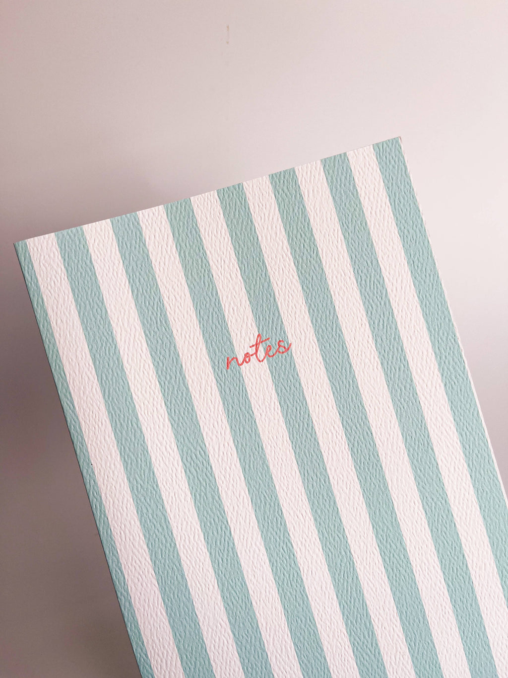Striped Notebook with Contrast Color: Yellow / A5