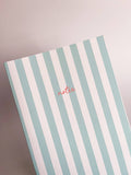 Striped Notebook with Contrast Color: Mint / A5