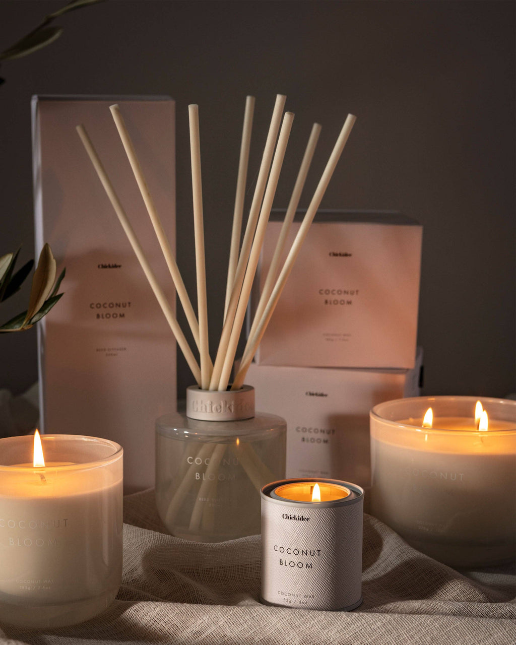 Coconut Bloom Neutral Core Conscious Candle | Chickidee