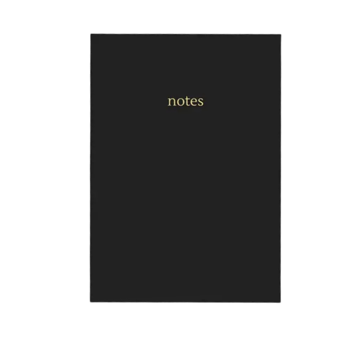 Luxury Black A5 Notebook | Dotty About Paper