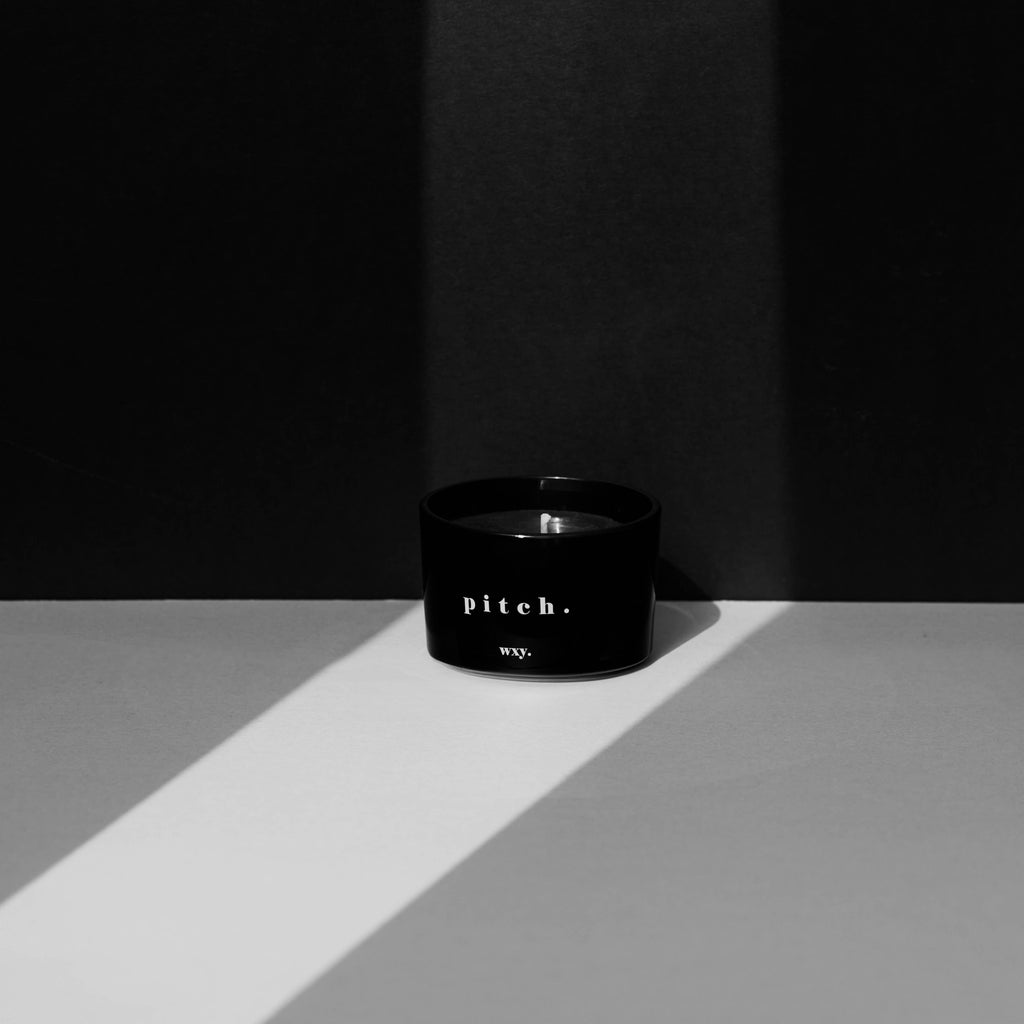 Pitch 3oz Candle- Blood Orange + Santal Embers | wxy.