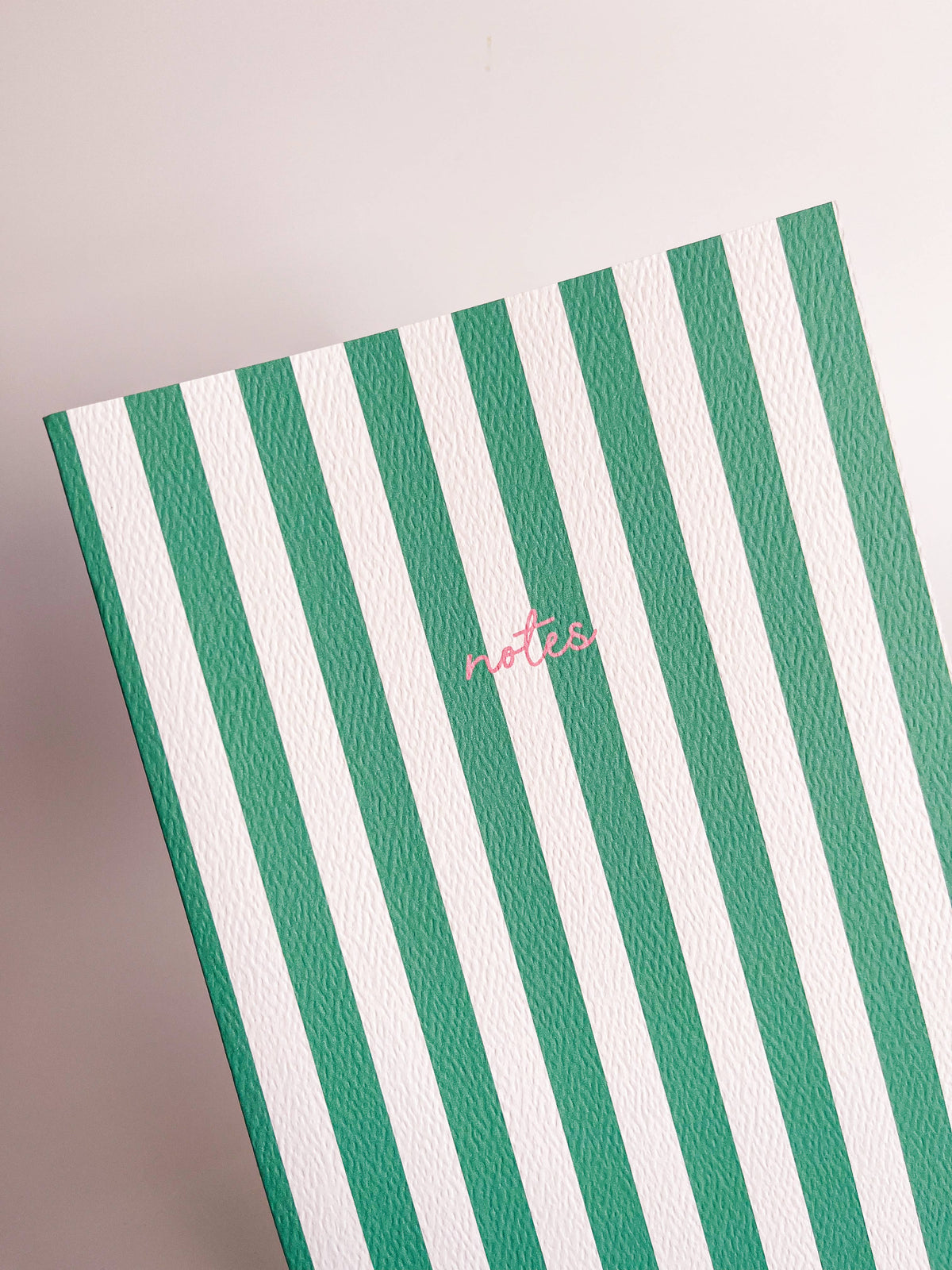 Striped Notebook with Contrast Color: Yellow / A5