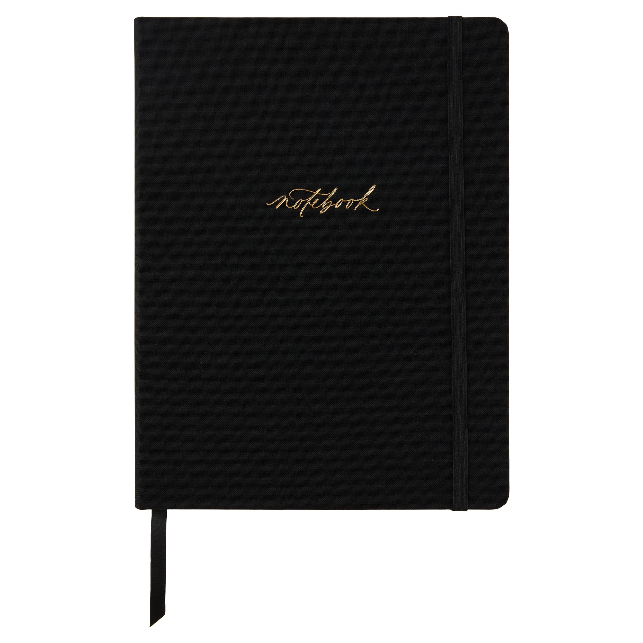Luxury Cloth-Bound Notebook | Blush And Gold