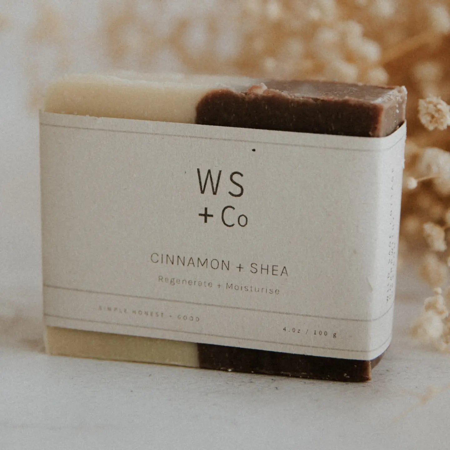 Cinnamon + Shea natural bar soap