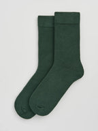 Forest Green Bamboo Socks | Pairs Scotland