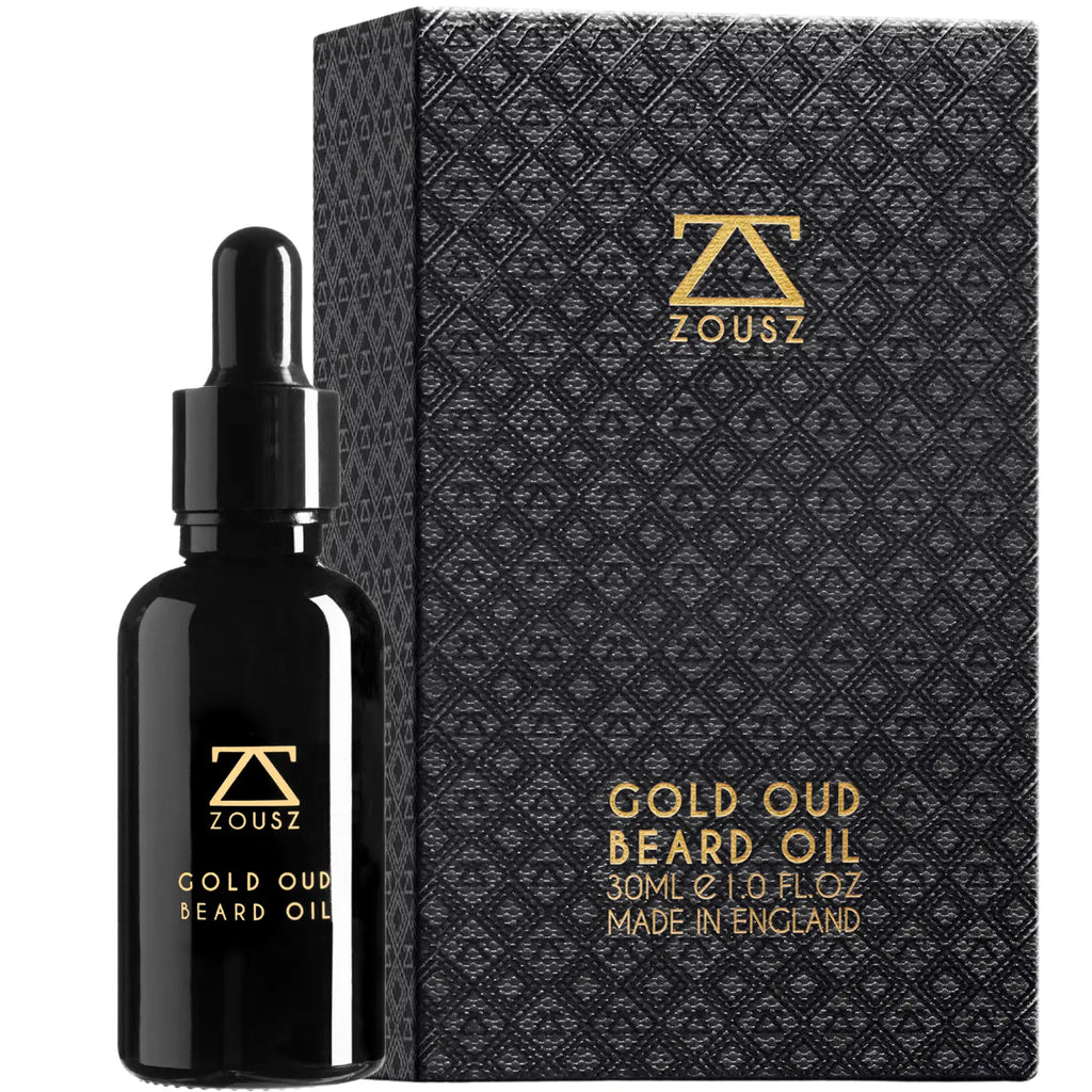 Premium Gold Oud Beard Oil | Zousz