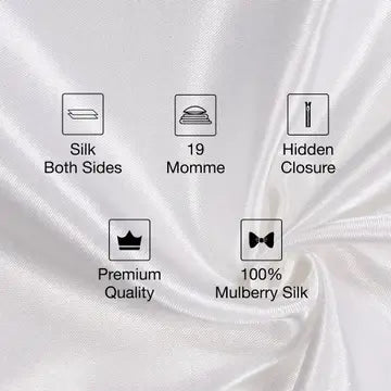 100% Mulberry Silk Pillowcase | Hairworthy