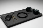 Men's Black Leather Weave Bracelet | Aye Do Gifts