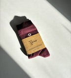 Cosy Bamboo Socks - Burgundy | Leiho