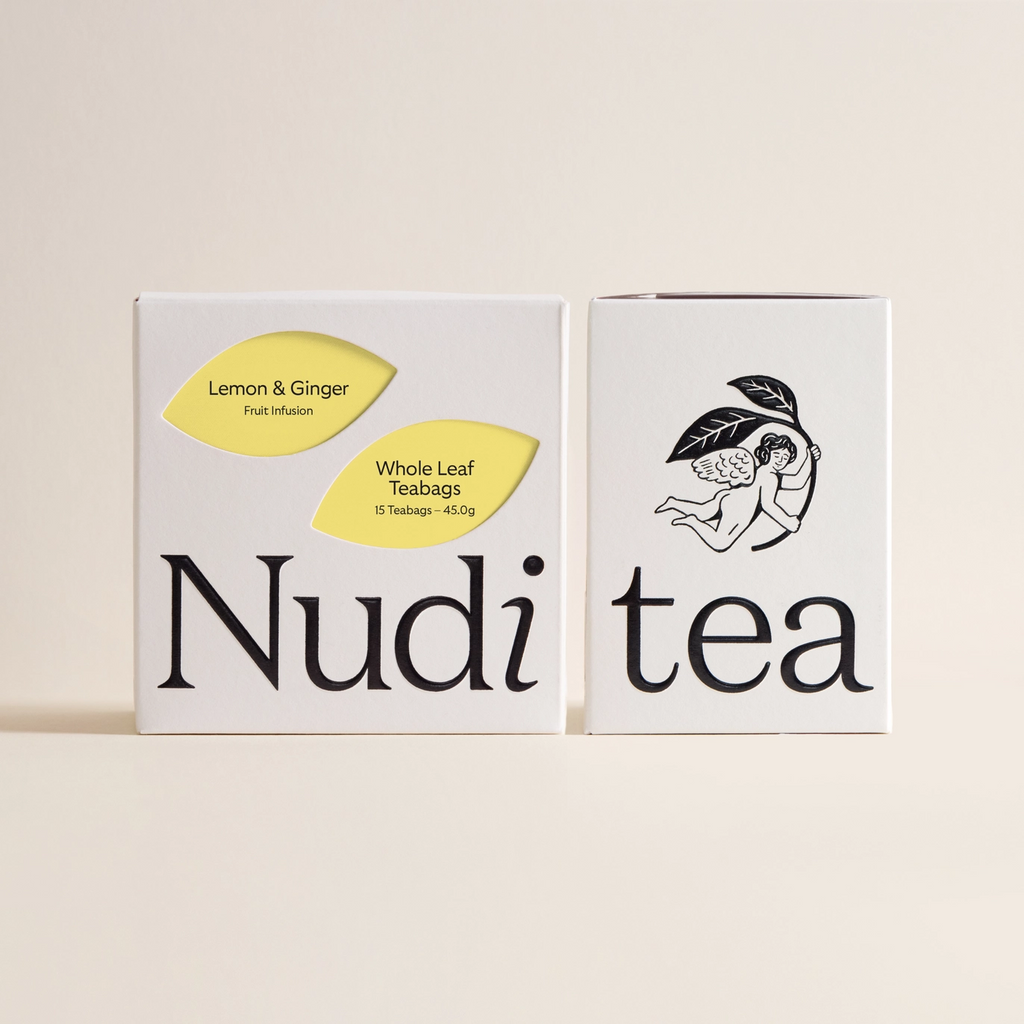 Lemon & Ginger Tea | Nuditea