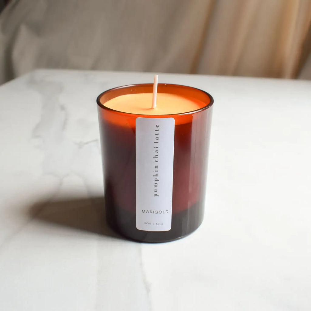 Pumpkin Chai Latte Candle | Marigold Charms