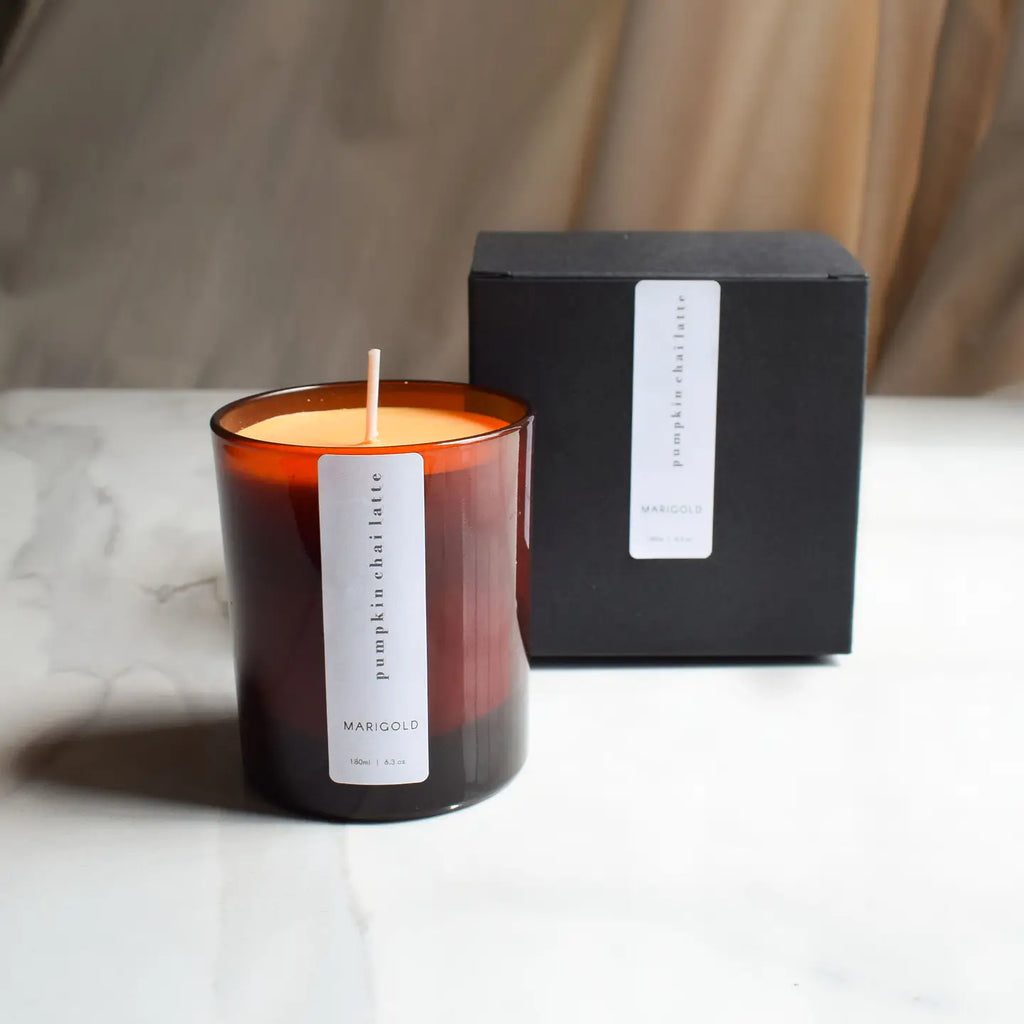 Pumpkin Chai Latte Candle | Marigold Charms