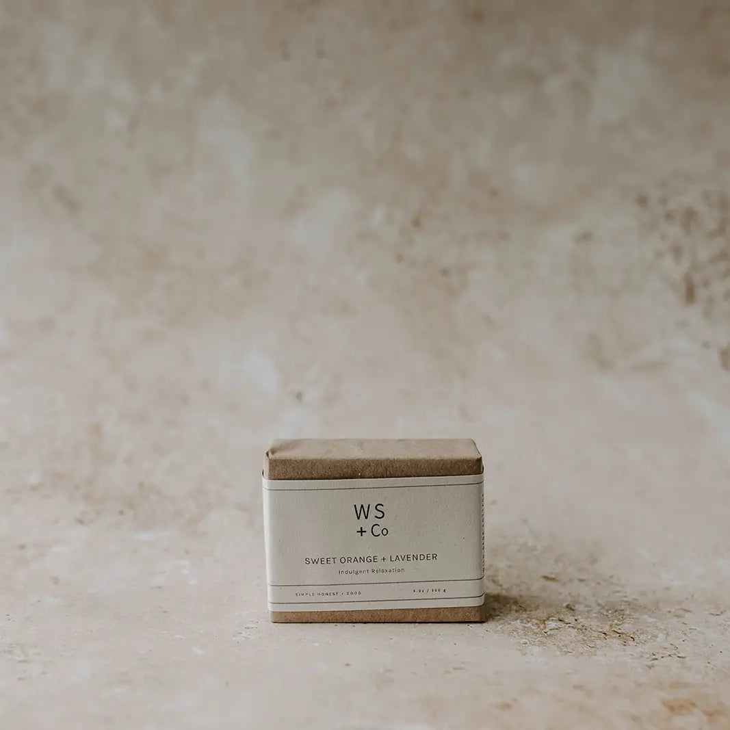 Sweet Orange + Lavender Natural Soap Bar | Wild Sage + Co
