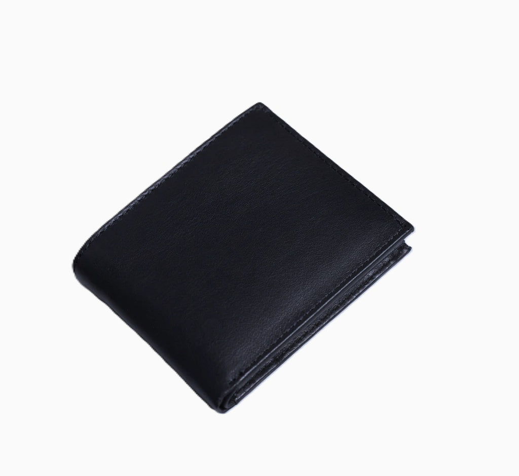 Black Bifold Leather Wallet | Biggs & Bane