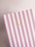 Striped Notebook with Contrast Color: Yellow / A5