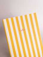 Striped Notebook with Contrast Color: Mint / A5