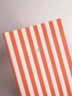 Striped Notebook with Contrast Color: Yellow / A5