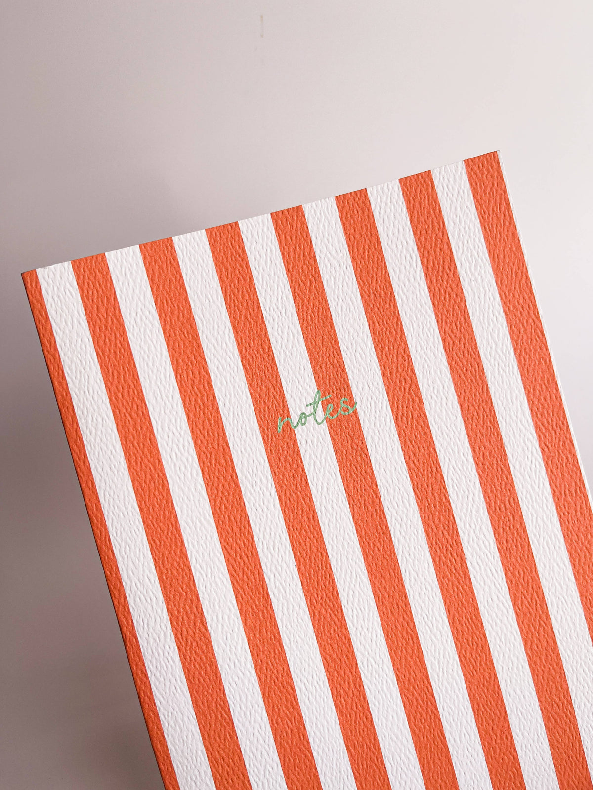 Striped Notebook with Contrast Color: Yellow / A5