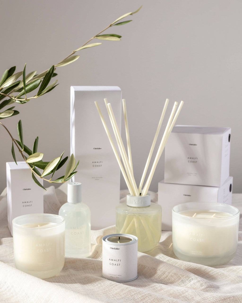 Amalfi Coast Neutral Core Conscious Candle | Chickidee