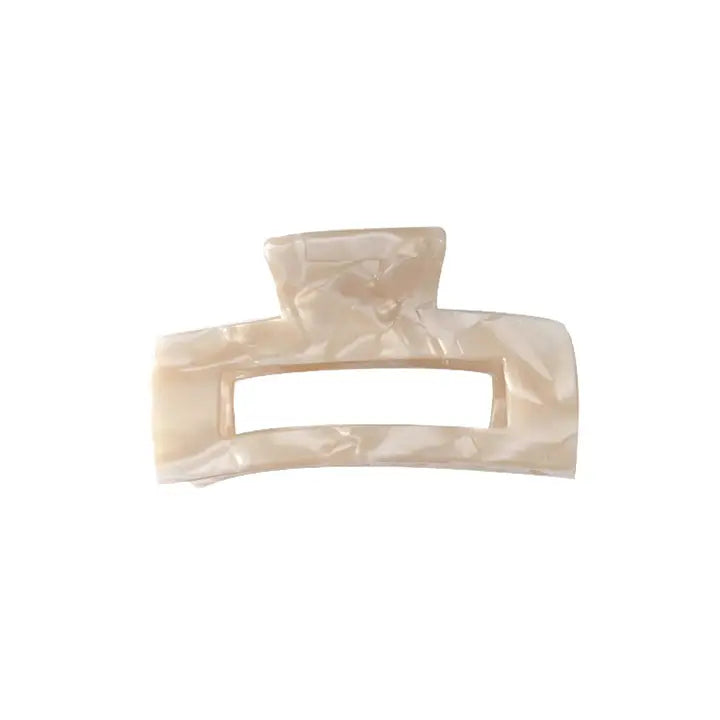 Cream Resin Claw Clip | Last True Angel