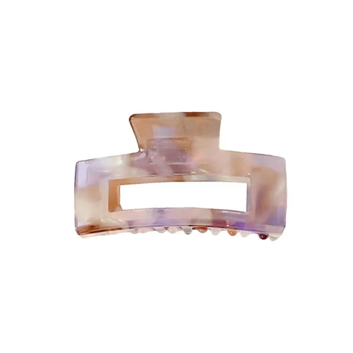 Violet & Opal Pink Resin Claw Clip | Last True Angel