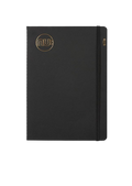 Elite Kraft Stitched Black Notebook | NU