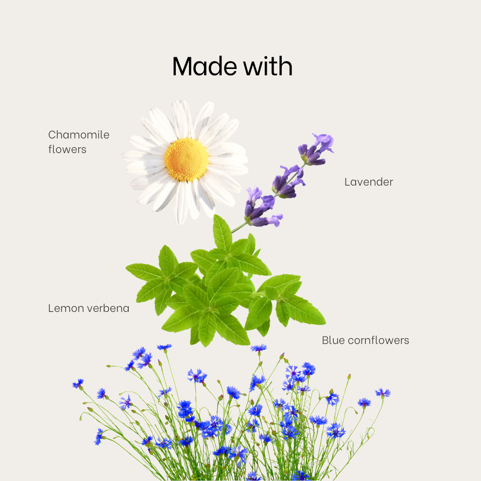 03 Serenity Blossoms - Herbal Tea with Chamomile & Lavender | Nectar & Leaf