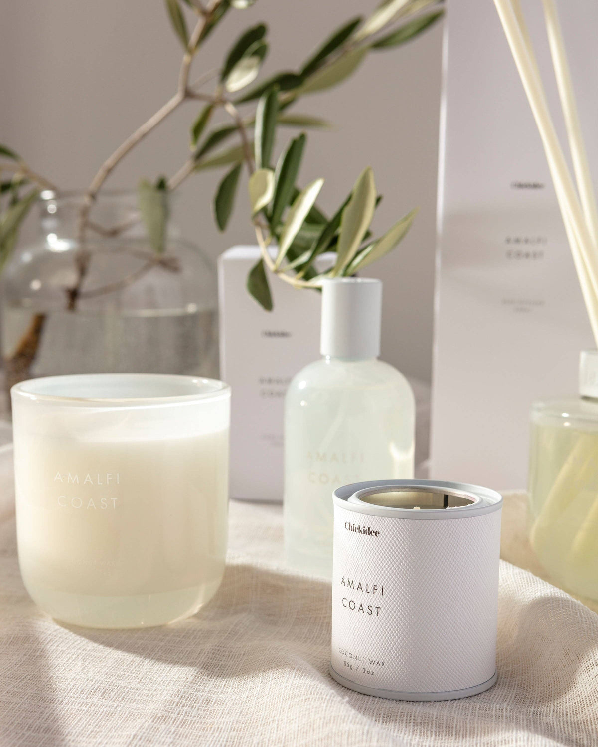 Amalfi Coast Neutral Core Conscious Candle | Chickidee