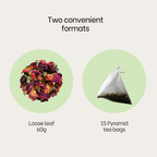 01 Blushing Rose - Herbal Tea with Rose & Strawberry | Nectar & Leaf