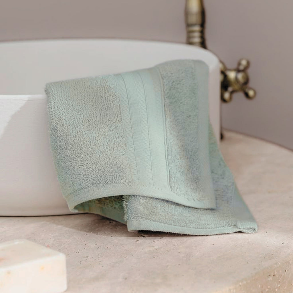 100% Organic Cotton Sage Green Soft Face Cloth