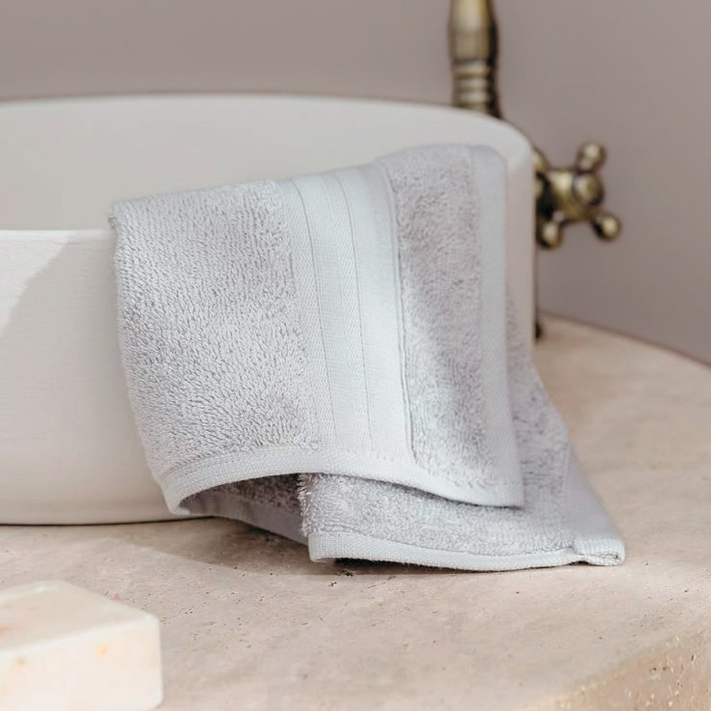 100% Organic Cotton Grey Soft Face Cloth