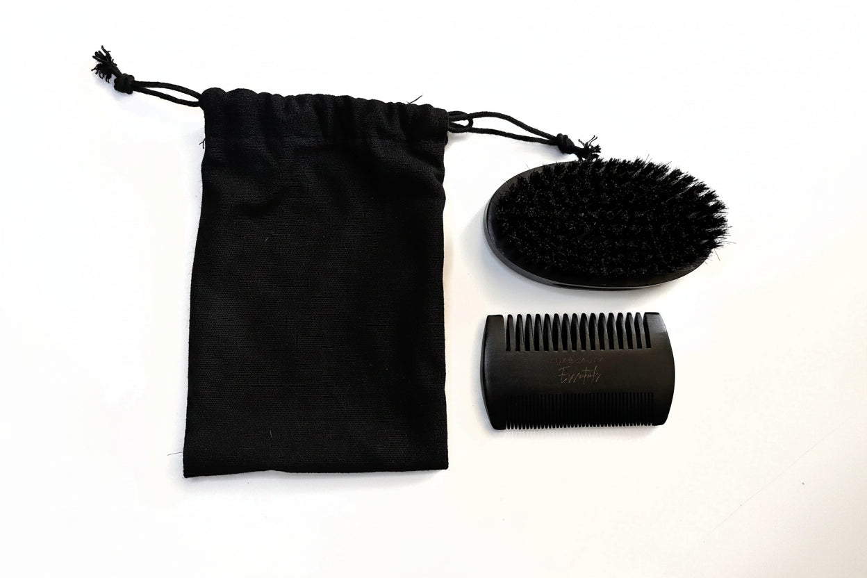 Lux Beard Brush and Comb Set