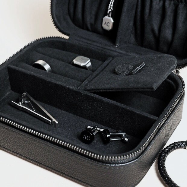 Classic Design Black Jewellery Box | Lisa Angel